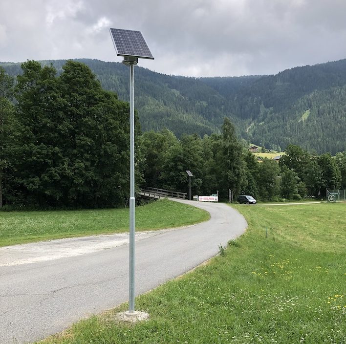 Solar Straßenbeleuchtung Österreich: Solarenergie für die Gemeinde Gnesau