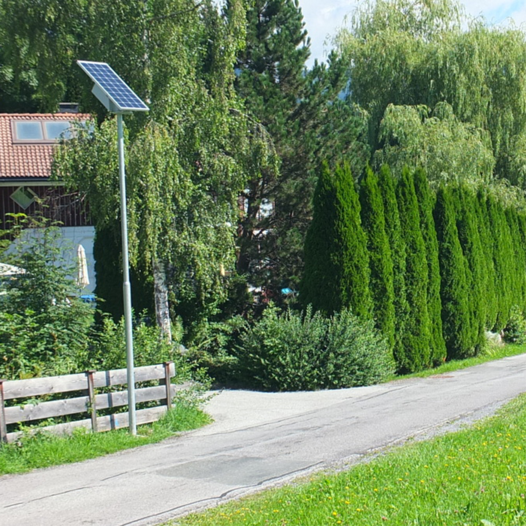 LED Straßenleuchten von Congaia für die Gemeinde Goldegg in Salzburg