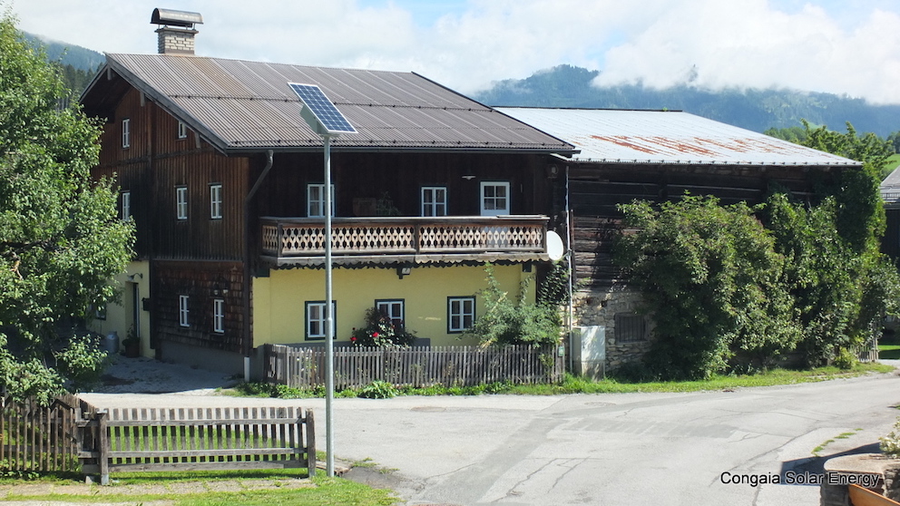 Solar Straßenleuchten in Goldegg