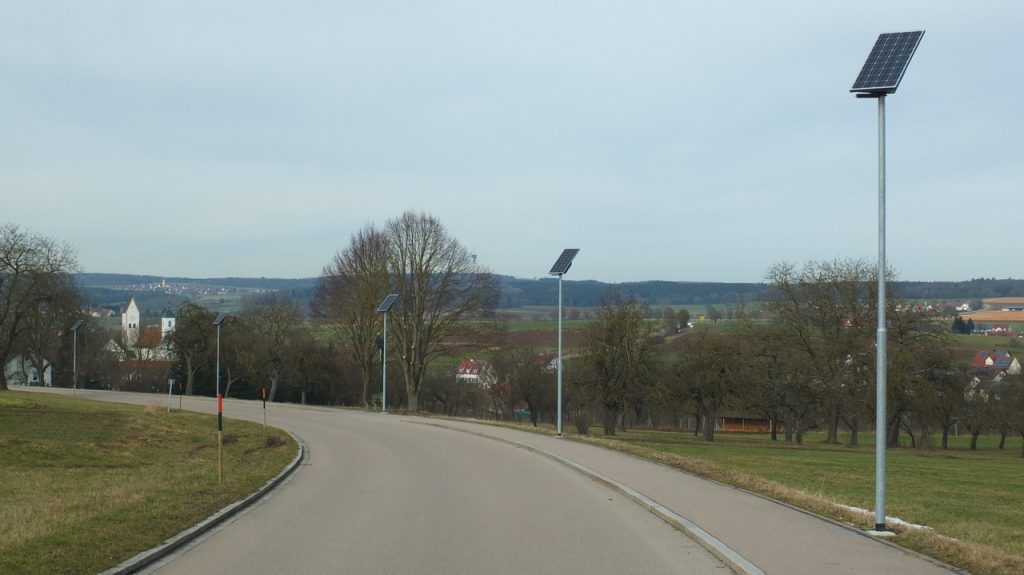 Solare Straßenbeleuchtung